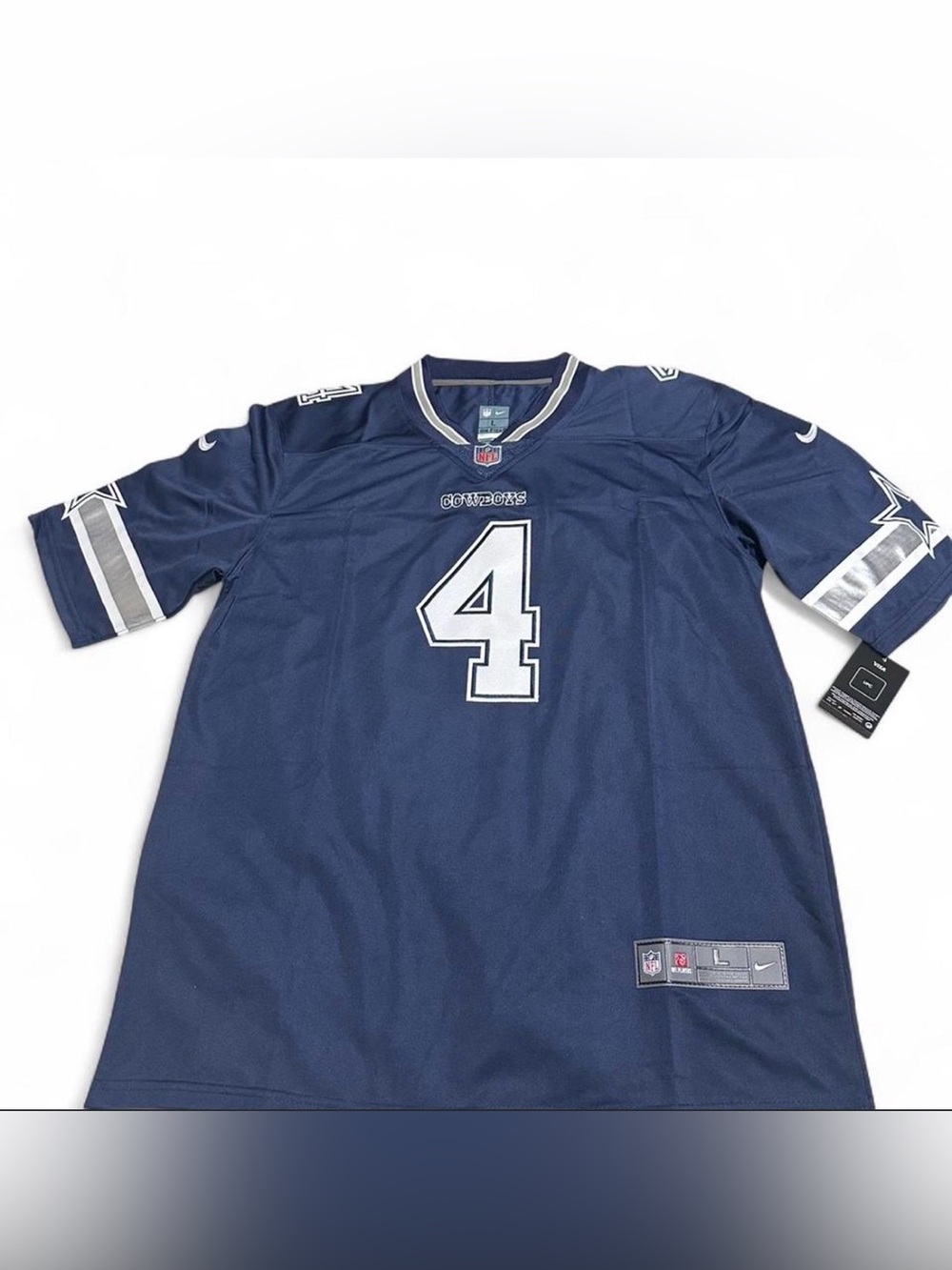 Nike navy Dallas Cowboys Dak Prescott jersey Size L #NFL #gridiron Size L